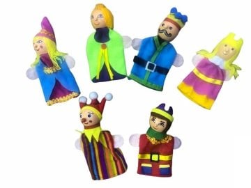Kraliyet Ailesi Parmak Kukla (6 Adet)