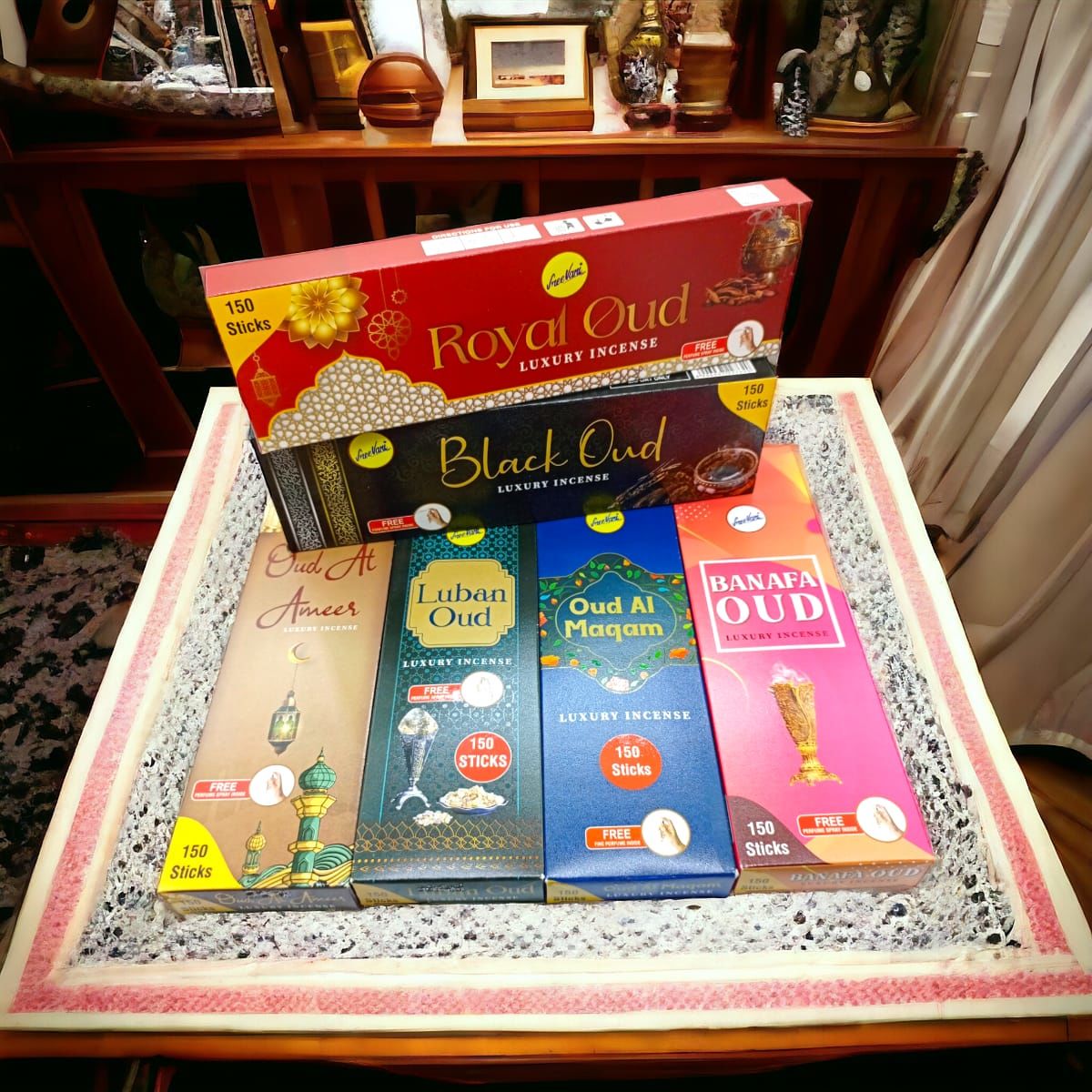 Sree Vani Parfümlü Oud Serisi Çubuk Tütsü 150 Çubuk