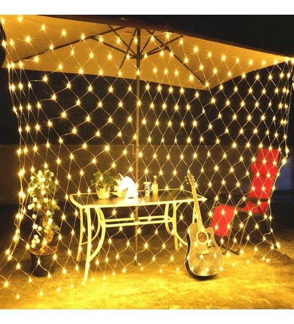 Günışığı File Ağ Perde LED Işık Yılbaşı Aydınlatma (3 X 2 mt)