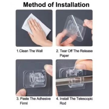 Kendinden Yapışkanlı Yaylı Boru Tutucu Halka 2'li Set