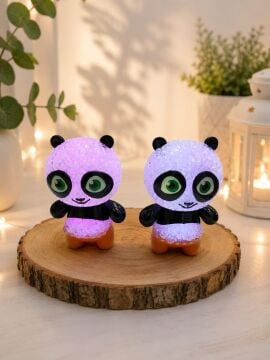 Sevimli Panda Renk Değiştiren Işıklı  Led Lamba