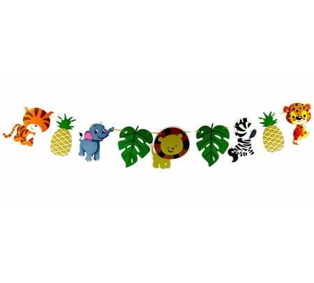 Safari Figürlü Flama Bayrak