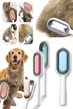 Evcil Hayvan Masajlı Silikon Tüy Temizleme Fırçası