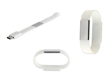 Inovatif Bileklik Tasarımlı Su Geçirmez Pvc Bileklik Flash Bellek 32 GB