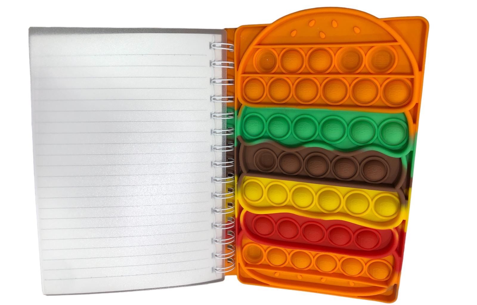 Popit Tasarımlı Çizgili Çocuklara Özel Defter