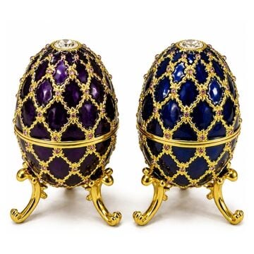 Swarovski Taşlı Yumurta Biblosu(10cmx6cm)