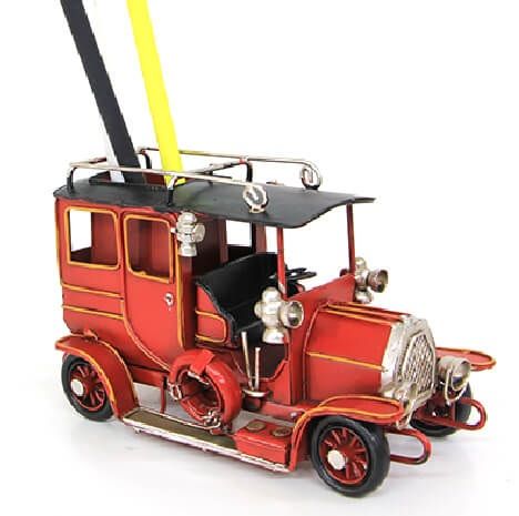 Nostaljik Metal Kırmızı Araba Kalemlik