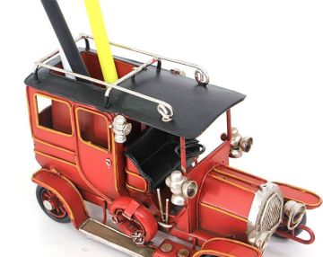 Nostaljik Metal Kırmızı Araba Kalemlik