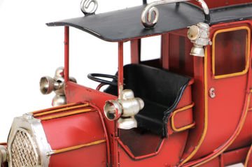 Nostaljik Metal Kırmızı Araba Kalemlik