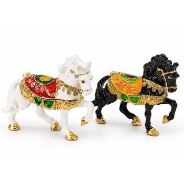Swarovski Taşlı At Figürü Hediye Paketi (9cmx7cm)