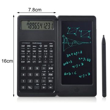 Silinebilir Kalemli LCD Yazı Tabletli Hesap Makinesi