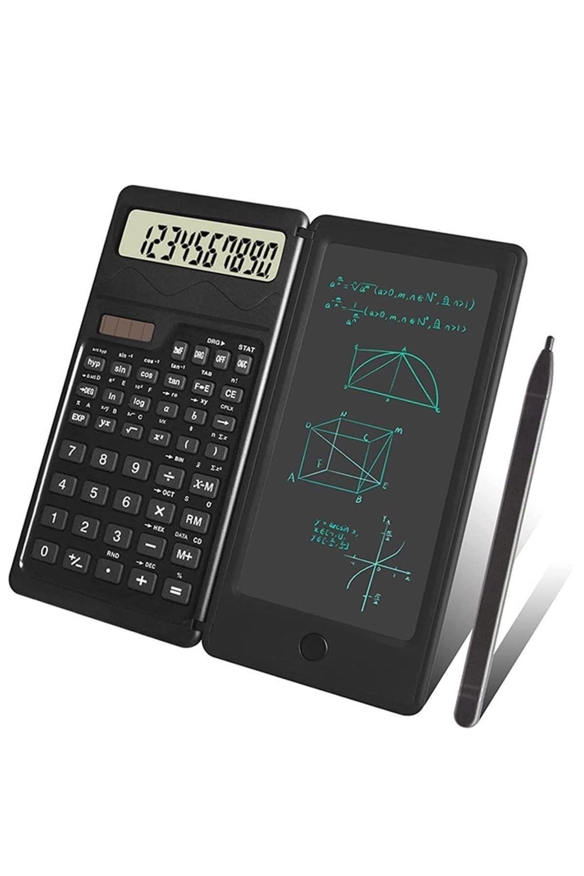 Silinebilir Kalemli LCD Yazı Tabletli Hesap Makinesi