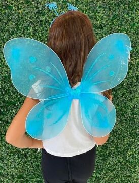 Kelebek Kanadı Taç ve Yıldızlı Set