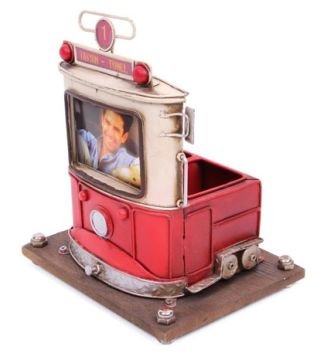 Nostaljik Metal Taksim Tramway Kalemlikli Çerçeve