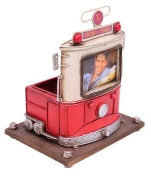 Nostaljik Metal Taksim Tramway Kalemlikli Çerçeve