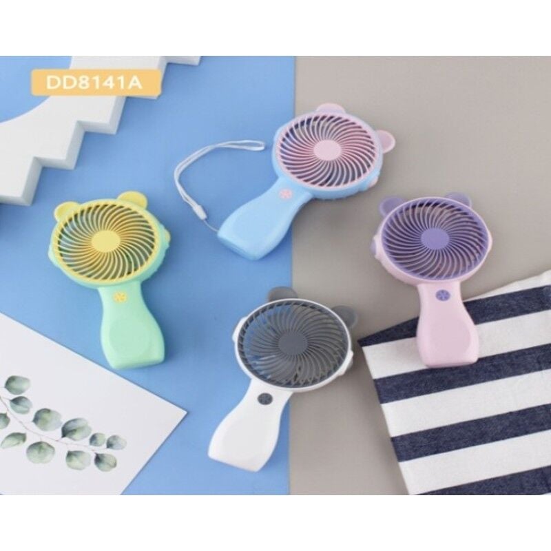 Şarjlı Mini Fan Mini Kulaklı Masa Üstü Serinletici Vantilatör