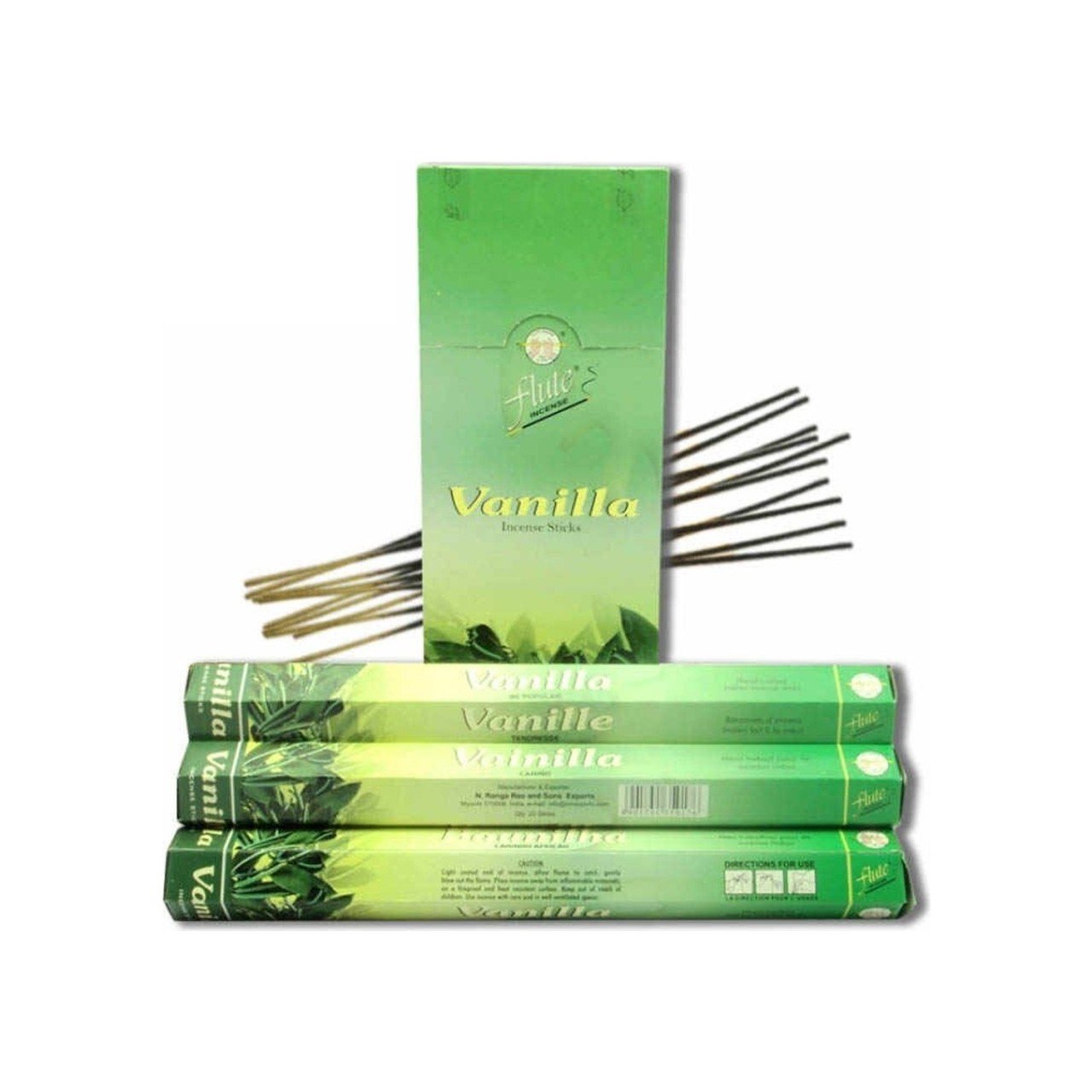 Flute Vanilla Vanilya Çubuk Tütsü Incense Sticks (120 Adet)