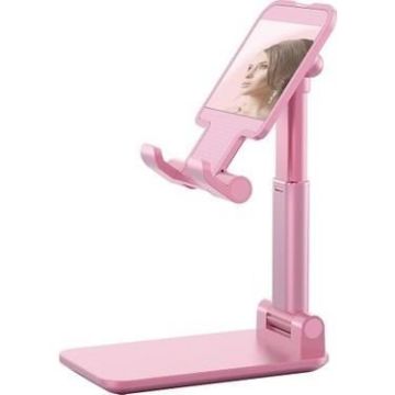Pembe Aynalı Portatif Katlanabilen Cep Telefonu Standı