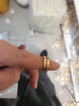 Ayetel Kürsi Yazılı Kadın Erkek Paslanmaz Çelik Yüzük