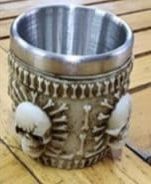 3 Boyutlu İskelet Kafa Shot Bardak