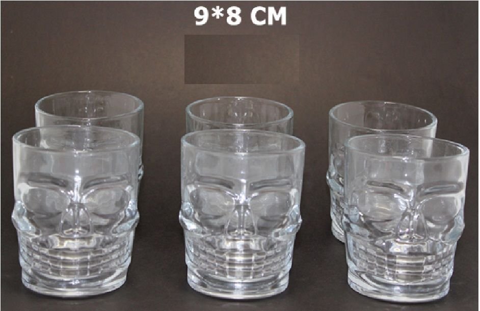 Cam Kuru Kafa Shot Bardağı Seti (6 Adet)