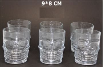 Cam Kuru Kafa Shot Bardağı Seti (6 Adet)