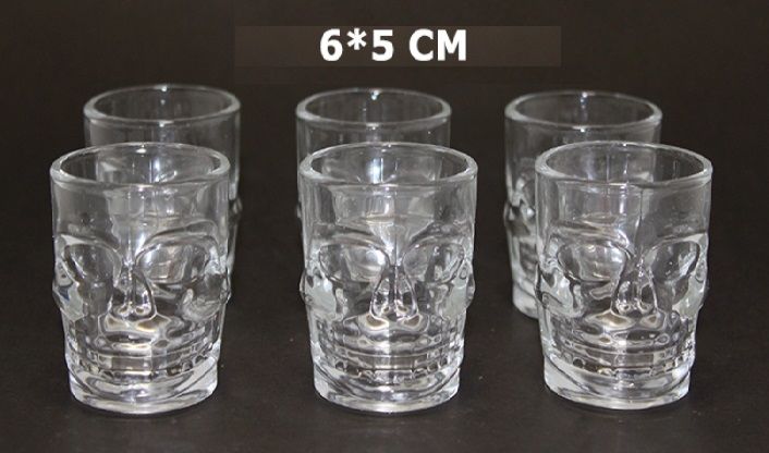 Cam Kuru Kafa Shot Bardağı Seti (6 Adet)
