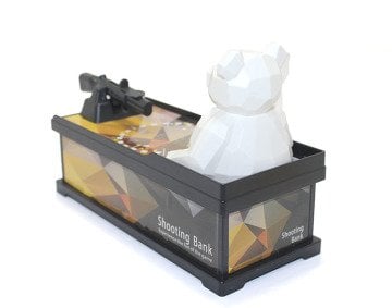 Ayıcık Tasarımlı Atış Hareketli Kumbara