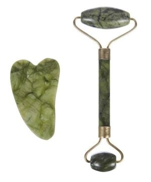 2'li Yeşim Taşı Ve Kalpli Gua Masaj Seti