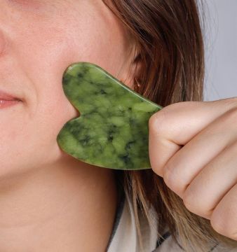 2'li Yeşim Taşı Ve Kalpli Gua Masaj Seti