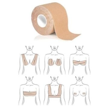 Kendinden Yapışkanlı Göğüs Ucu Kapatıcı Ve Dikleştirici Rulo Bant