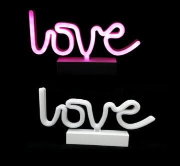 Dekoratif Led Neon Love Lamba