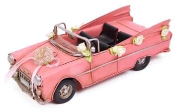 Nostaljik Metal Çiçekli Chevrolet Gelin Arabası