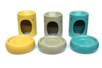 Dekoratif Doğa Temalı Seramik Buhurdanlık