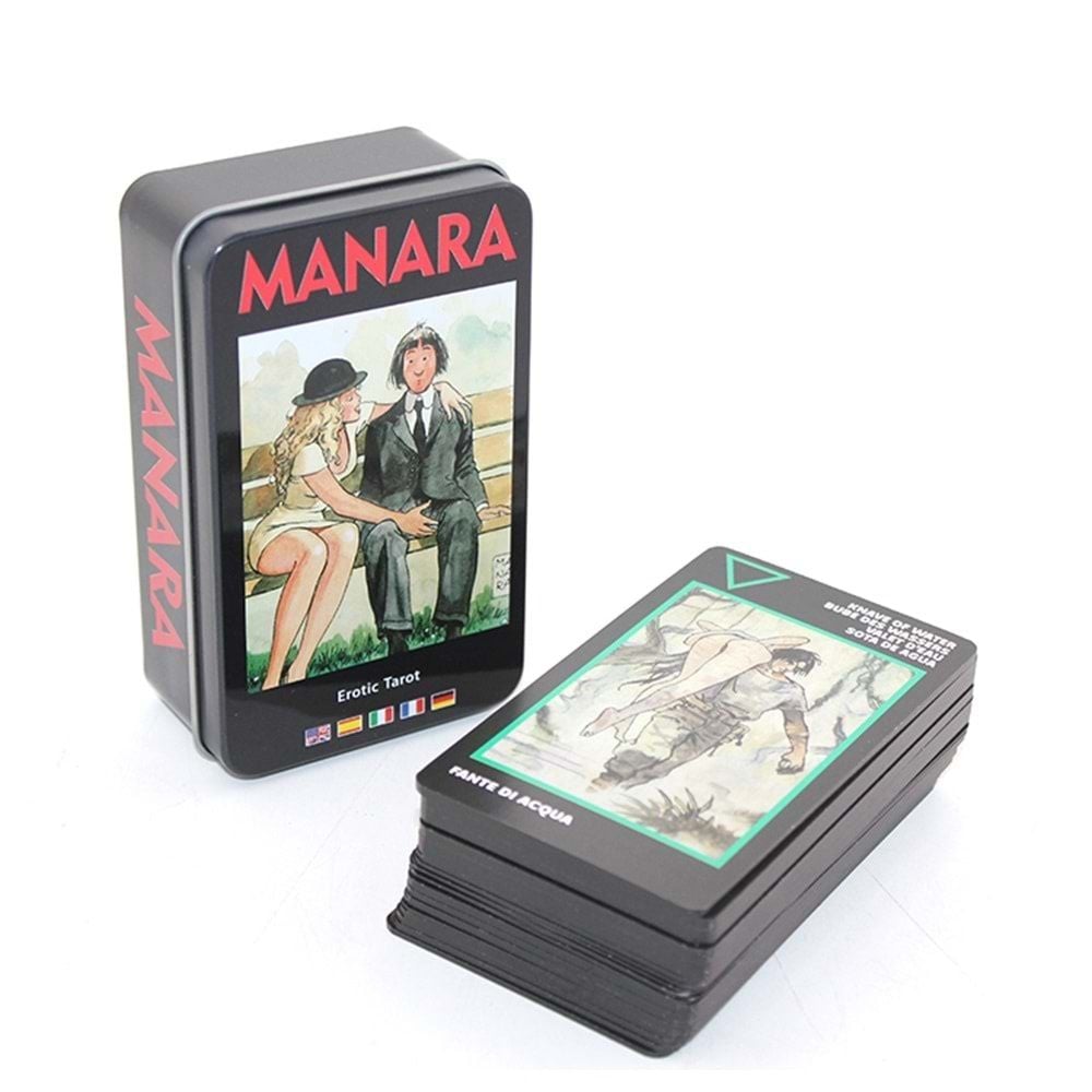 Metal Kutulu Manara Tarot Kartları