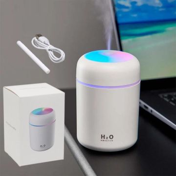 Led Işıklı Mini Ortam H2O Oda Hava Nemlendirici