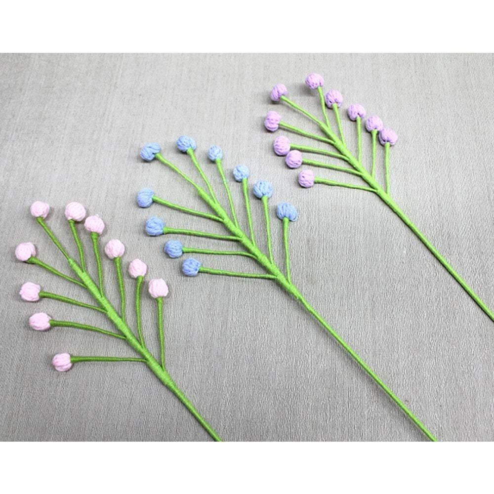 Anneler Günü Öğretmenler Günü Özel El Örgüsü Tomurcuk Çiçeği