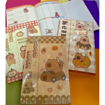 Sevimli Karakterli Capybara Defter