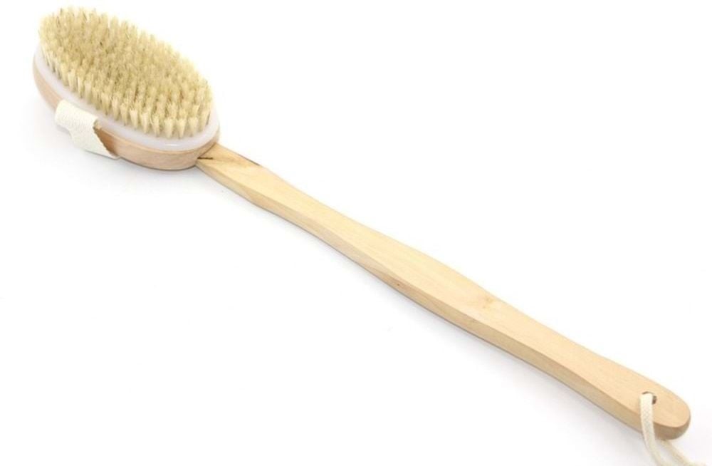 Ahşap Uzun Kese Lif Banyo Duş Fırçası