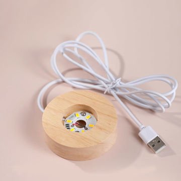 Usb'li Sevgili Temalı Ahşap Altlıklı Kristal Cam Küre