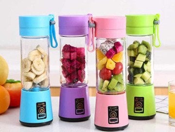 Taşınabilir Blender Meyve sıkacağı Kupası USB Şarjlı (380 ml)
