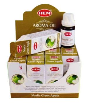 Hem Mystic Green Apple Aroma Oil Yeşil Elma Buhur Yağı (12 Adet)