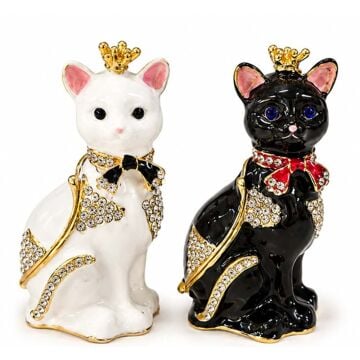 Swaroski Taşlı Kedi Biblosu