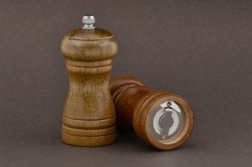 Ahşap Tuz Ve Baharat Değirmeni 2'li 12cm