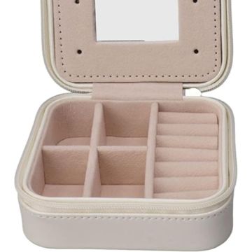 Mini Aynalı Sevgiliye Özel Takı Saklama Kutusu