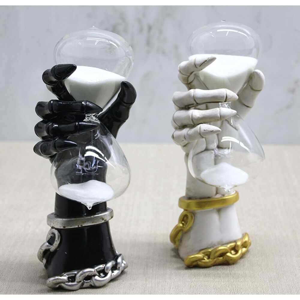 Dekoratif Polyester El Tasarımlı Cam Kum Saati