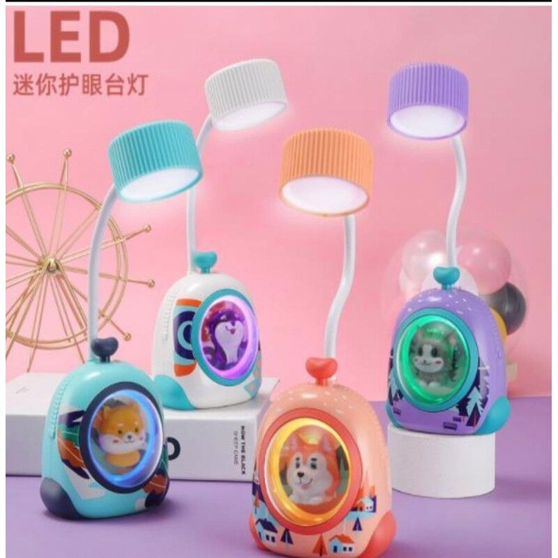 Sevimli Fanus İçinde Karakterli Masa Lambası