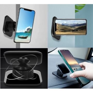 Kompakt Tasarım Yapışkanlı Ofis Ve Araç İçi Telefon Tutucu