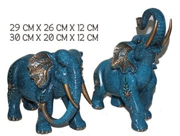 2'li Fil Figürlü Polyester Dekoratif Biblo