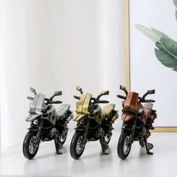 Dekoratif Metal Motosiklet Biblosu
